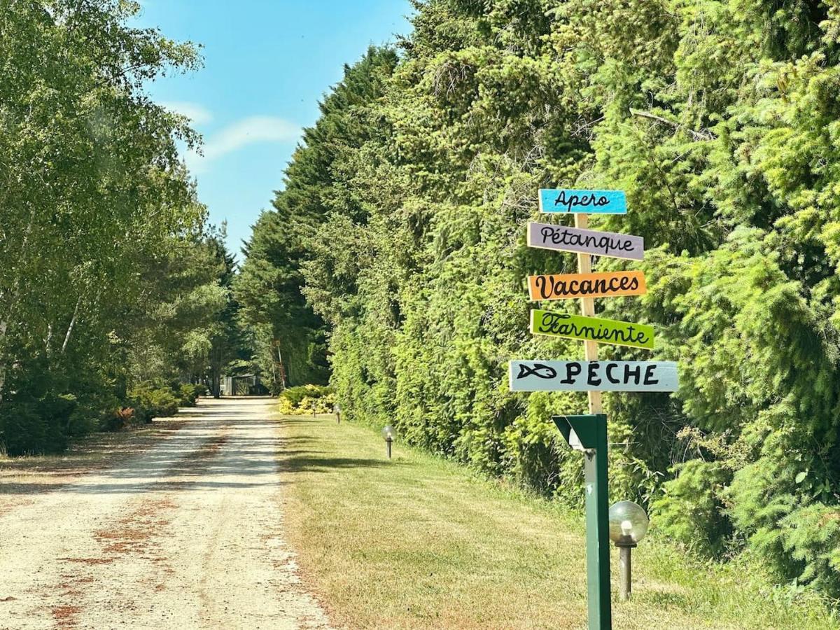 Chalet La Perche Au Bord De L'Eau Lion-en-Sullias Екстериор снимка